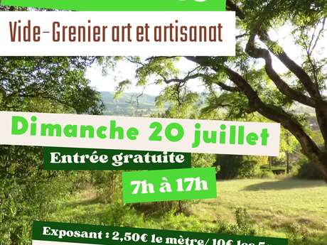 Vide-greniers et brocante au domaine de la Borde à Puy-l'Évêque