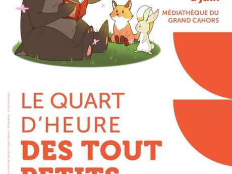 Le quart d'heure des tout-petits à la Médiathèque du Grand Cahors