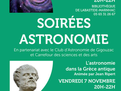 Conférence : L’astronomie dans la Grèce antique