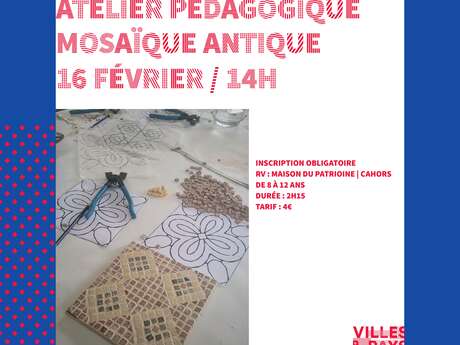 Animation pédagogique : Mosaïque antique