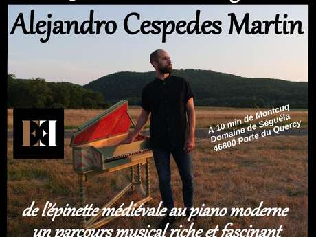Récital de piano avec Alejandro Cespedes Martin