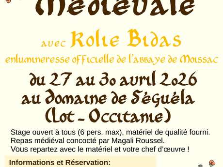 L'art de l'enluminure: stage découverte de l'enluminure médiévale