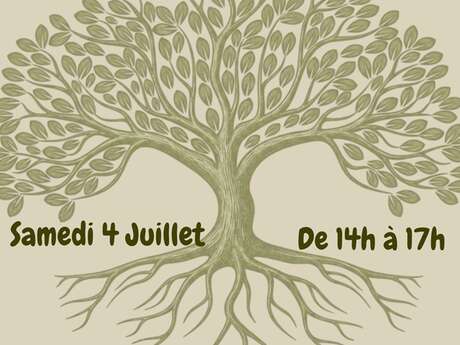 Atelier de confection d'un arbre de vie en pierres
