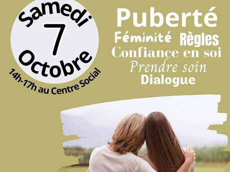 Atelier parentalité - Mère fille autour de la puberté