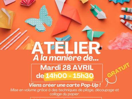 Atelier créatif : « à la manière de... » à la bibliothèque de Capdenac-Le-Haut