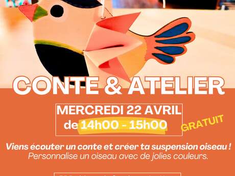 Conte et atelier créatif à la bibliothèque de Capdenac-le-Haut