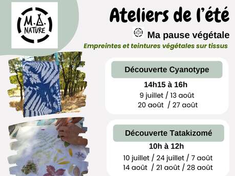 Atelier "Je colorie mon tissu grâce aux plantes" M.A Nature