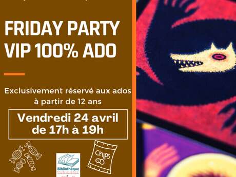 Friday Party ! bibliothèque de Capdenac-le-Haut