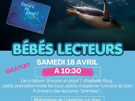 BB lecteurs à la bibliothèque de Capdenac-le-Haut