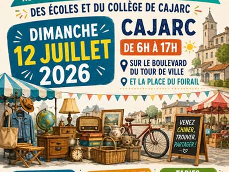 Brocante et vide-greniers à Cajarc