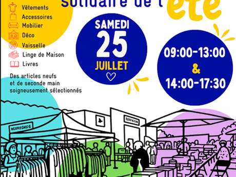 Grande braderie solidaire de l'été du Secours Populaire