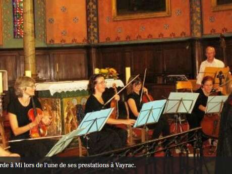 Concert ensemble instrumental Corde à Mi