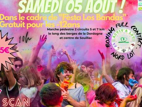 Souillacolor : randonnée pédestre dans le cadre de "Fèsta Los Bandas"