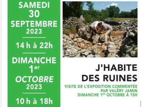 Dans le cadre de Résurgence VII - visite de l'exposition " j'habite les ruines "