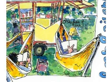 Bons baisers de l'Astromobile : Lectures et atelier d'illustration à Monviguier