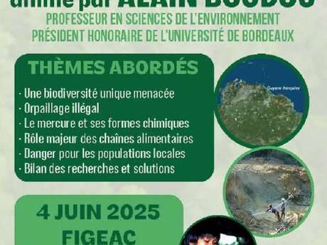 Conférence  par le Lions Club de Figeac : “Cet or qui file un mauvais mercure”