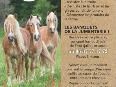 Les Banquets de l'été à la Jumenterie!