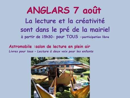 La Lecture et la Créativité Sont Dans le Pré  à Anglars