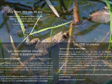 Les observatoires citoyens fêtent la biodiversité !et Les ODD en chemin à Cambes