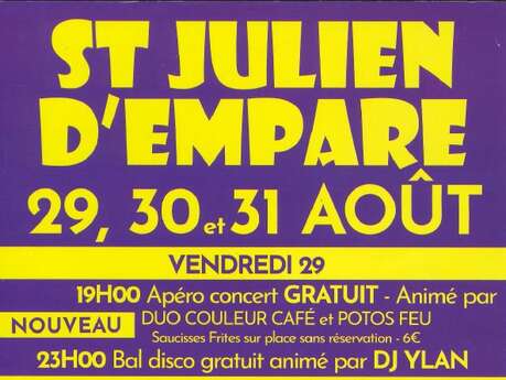 Fête votive de St Julien d'Empare