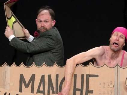 Théâtre de l'Usine - Les gros patinent bien Pierre Guillois  - Olivier Martin-Salvan