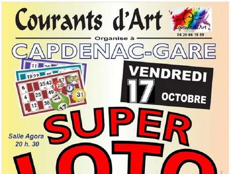 Quine de Courants d'Art à Capdenac-Gare