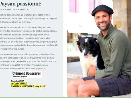 Soirée contes avec Clément Bouscarel à Capdenac-Gare