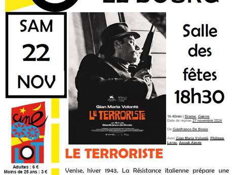 Ciné-lot  à Le Bourg : "Le terroriste" et "Spectateurs"