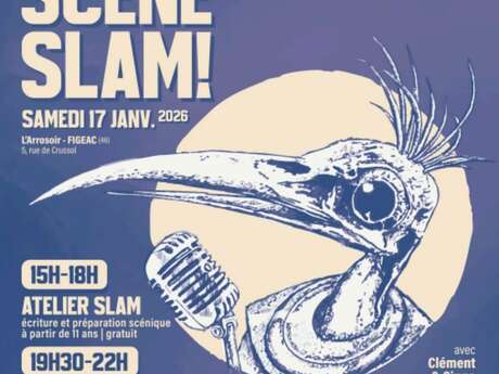 Scène ouverte et atelier Slam à Figeac !