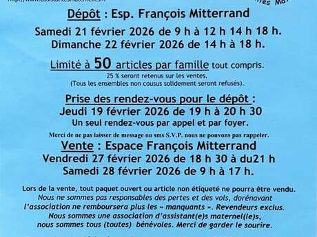 Bourse aux Vêtements printemps été, à Figeac