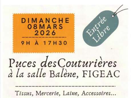 Puces des couturières à Figeac