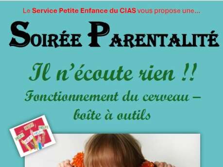 Soirée parentalité "Il n'écoute rien" au Centre Social de Figeac