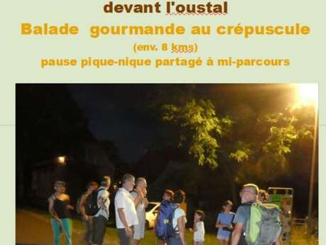 Balade gourmande au crépuscule