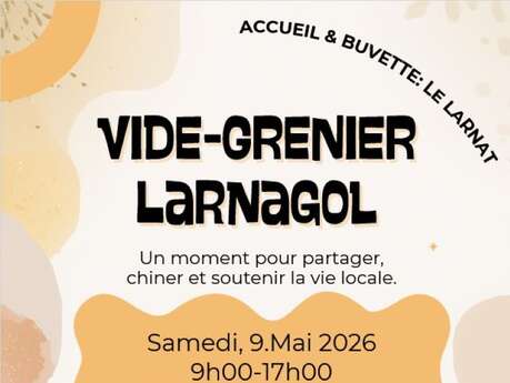 Vide-greniers à Larnagol