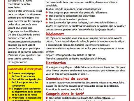 Rallye touristique : Rock'ccitanie