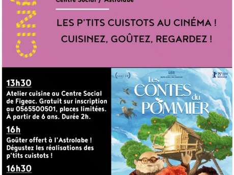 Les p'tits cuistots au ciné ! avec le Cinéma Charles Boyer Figeac