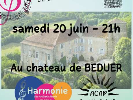 Concert de la Fête de la musique au château de Béduer