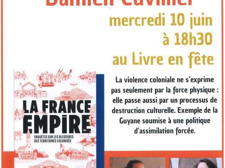 Rencontre littéraire, Hélène Ferrarini et Damien Cuvullier, au Livre en Fête à Figeac