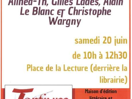 Rencontre, Carte blanche aux éditions Tertium, au Livre en Fête à Figeac