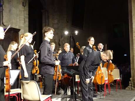 Concert, les Rencontres Musicales  de Figeac, l'église de Fons