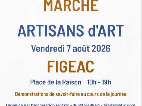Fij'art : marché d’art et d'artisanat d’art à Figeac