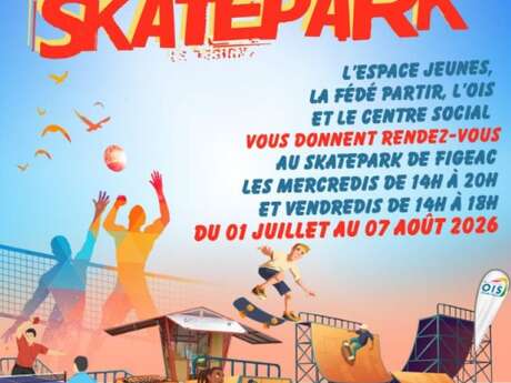 Un été au Skatepark à Figeac