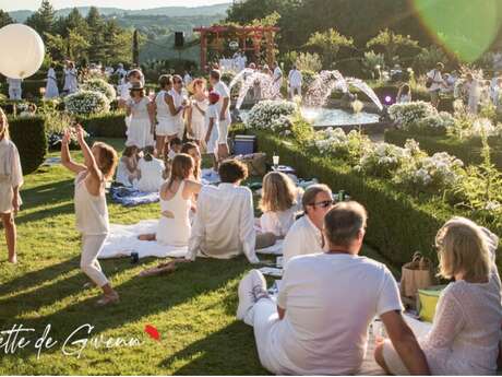 Les Pique-niques blancs aux jardins d'Eyrignac
