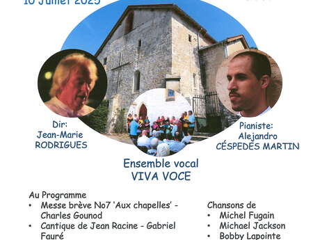 Concert à l’église Saint-Antoine de Valprionde