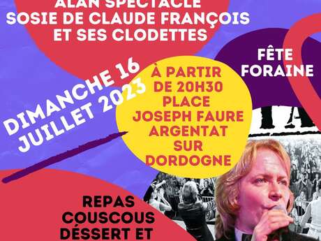 Soirée Claude François et ses claudettes!