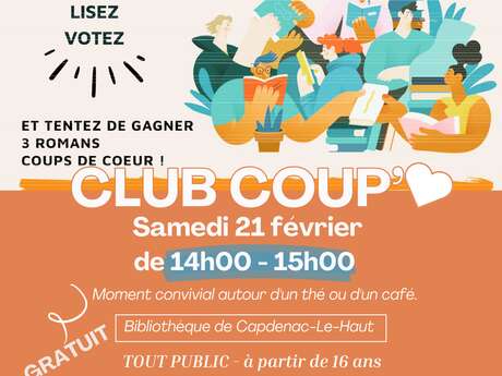 Club coup de cœur à la bibliothèque de Capdenac-le-Haut