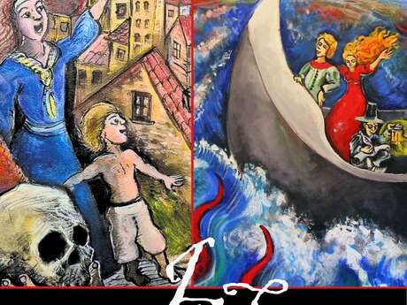 Exposition au magasin Les Giroflées Figeac - "D'une Rive à l'Autre"