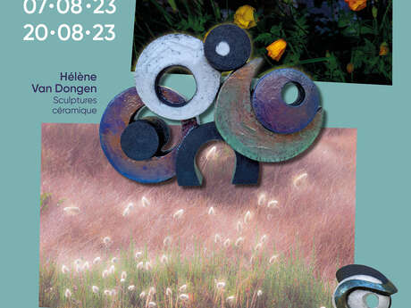 Exposition " Entre 2 terres", sculptures de  Hélène van Dongen et photographie de Michel Ayçaguer