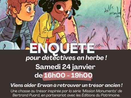 Enquête pour détectives en herbe ! bibliothèque de Capdenac-le-Haut