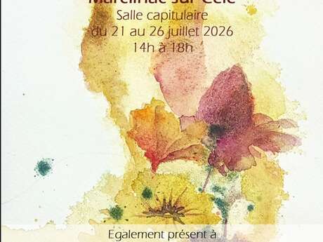 Exposition d'aquarelles de Thomas Clément, à Marcilhac sur Célé